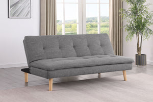 Scout - Upholstered Tufted Convertible Sofa Bed - Gray