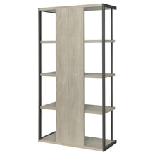 Loomis - 4-Shelf Bookshelf - Whitewashed Gray