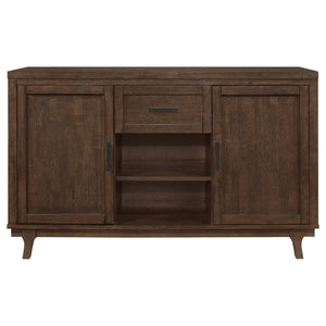 Reynolds - 2 Door Sideboard Buffet Storage Cabinet - Brown Oak