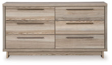 Hasbrick - Tan - Six Drawer Dresser