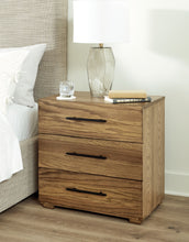 Dakmore - Brown - Three Drawer Night Stand