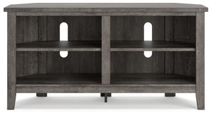 Arlenbry - Gray - Small Corner TV Stand