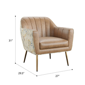 Ophelia - Accent Chair - Light Brown