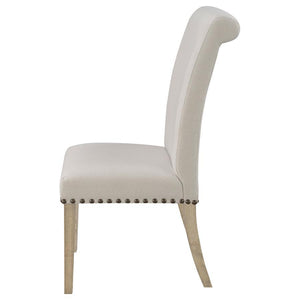 Salem - Fabric Upholstered Dining Side Chair (Set of 2) - Beige