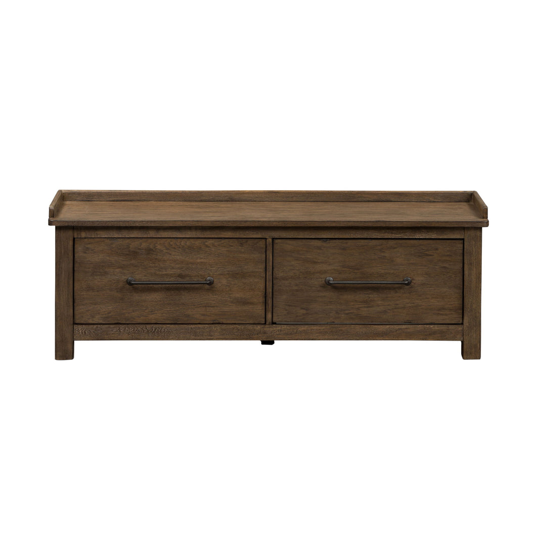 Sonoma Road - Storage Hall Bench - Light Brown