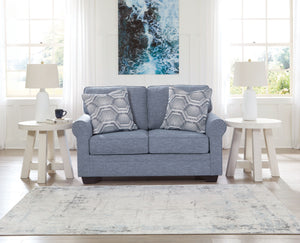 Carissa Manor - Denim - Loveseat