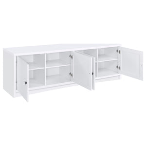 Laughlin - 3-piece Entertainment Center TV Stand - White