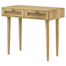 Zamora - 2-Drawer Entryway Console Accent Table - Natural