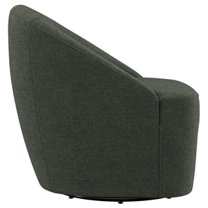 Leon - Upholstered Barrel Accent Swivel Chair