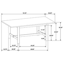 Crestmore - Rectangular Wood Dining Table - Walnut