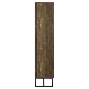 Carolyn - 2 Door Engineered Wood Accent Cabinet - Rustic Oak