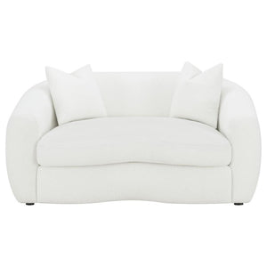 Isabella - Faux Sheepskin Upholstered Sofa Set