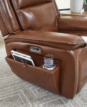 Healy Pier - Chocolate - Power Recliner / Adj Headrest