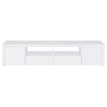 Jude - 2 Door Engineered Wood TV Stand - High Gloss White