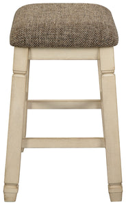 Bolanburg - Beige - Upholstered Stool (Set of 2)