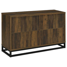 Ryatt - 4 Door Engineered Wood Accent Cabinet - Dark Pine