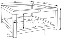 Valentina - 1-Shelf Square Glass Top Coffee Table - Silver