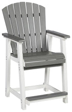 Transville - Gray / White - Barstool (Set of 2)