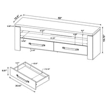 Elkton - 2-Drawer Engineered Wood 59" TV Stand