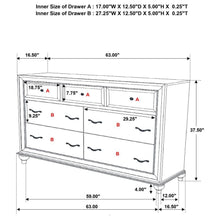 Barzini - 7-drawer Dresser