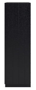 Londer - Black - Five Drawer Chest