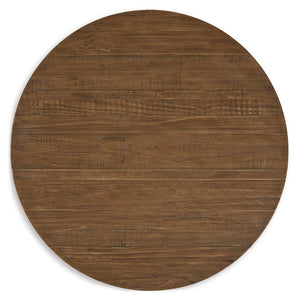 Mackifeld - Warm Brown - Round Cocktail Table