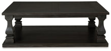 Wellturn - Black - Rectangular Cocktail Table