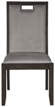 Hyndell - Gray / Dark Brown - Dining Uph Side Chair (Set of 2)