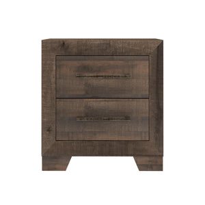 Peyton - 2-Drawer Nightstand - Brown Penny