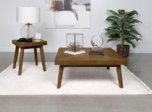 Westerly - Square Wood Coffee Table - Walnut Brown