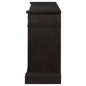 Phelps - 2 Door Sideboard Buffet Cabinet - Distressed Noir