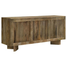 Tyler - 3 Door Solid Wood Sideboard Buffet Cabinet - Mango Brown