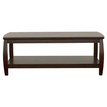 Dixon - 1-Shelf Rectangular Wood Coffee Table Espresso - Cappuccino