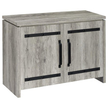 Enoch - 2 Door Engineered Wood Accent Cabinet - Gray Driftwood