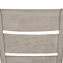 Farmhouse Reimagined - Ladder Back Upholstered Side Chair - White