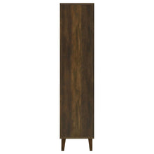 Elouise - 4 Door Engineered Wood Tall Accent Cabinet - Dark Pine