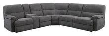 Aurora - 3 Piece 3-Power Reclining Sectional - Lunar Gray