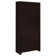 Skylar - 5-Shelf Bookcase With Drawer - Cappuccino