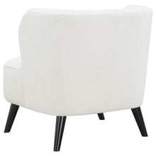 Alonzo - Faux Sheepskin Upholstered Accent Chair - Natural