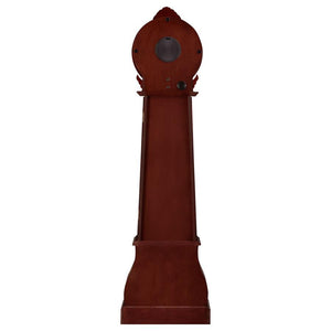 Narcissa - Grandfather Clock With Adjustable Chime - Brown Red