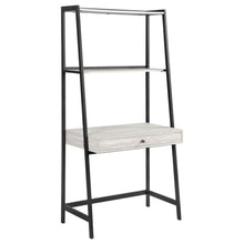 Pinckard - 3 Piece Ladder Desk And Bookcase Set - Gray Stone