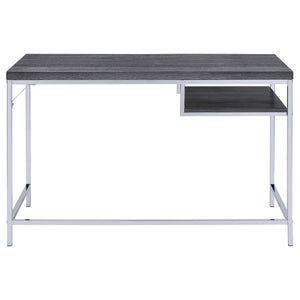 Kravitz - 1-Shelf Writing Desk - Weathered Gray