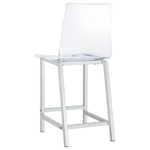 Juelia - Chrome Stools (Set of 2)