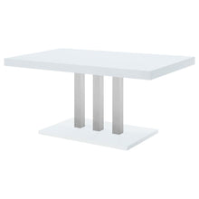 Brooklyn - Rectangular Dining Table - White High Gloss