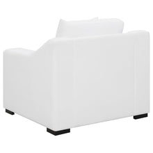 Ashlyn - Upholstered Sloped Arm Accent Chair - White