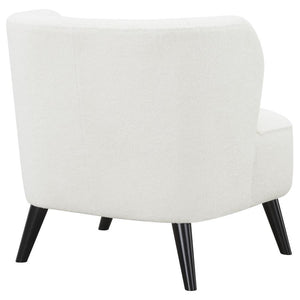 Alonzo - Faux Sheepskin Upholstered Accent Chair - Natural