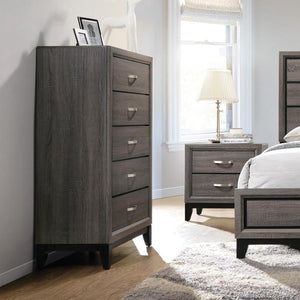 Watson - 5-Drawer Bedroom Chest - Gray Oak