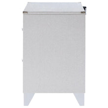 Larue - 2-Drawer Nightstand - Silver