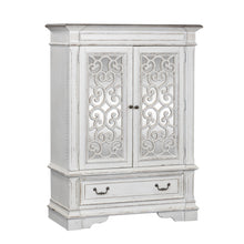 Abbey Park - Mirrored Door Chest - White