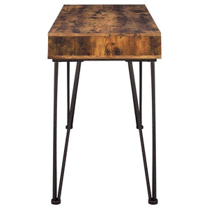 Olvera - 1-Drawer Writing Desk - Rustic Nutmeg